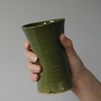 squeezed cup / 2022 / glazed stoneware